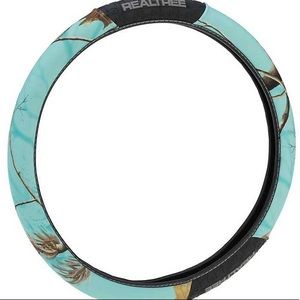 Real tree blue camo steering wheel cover !!